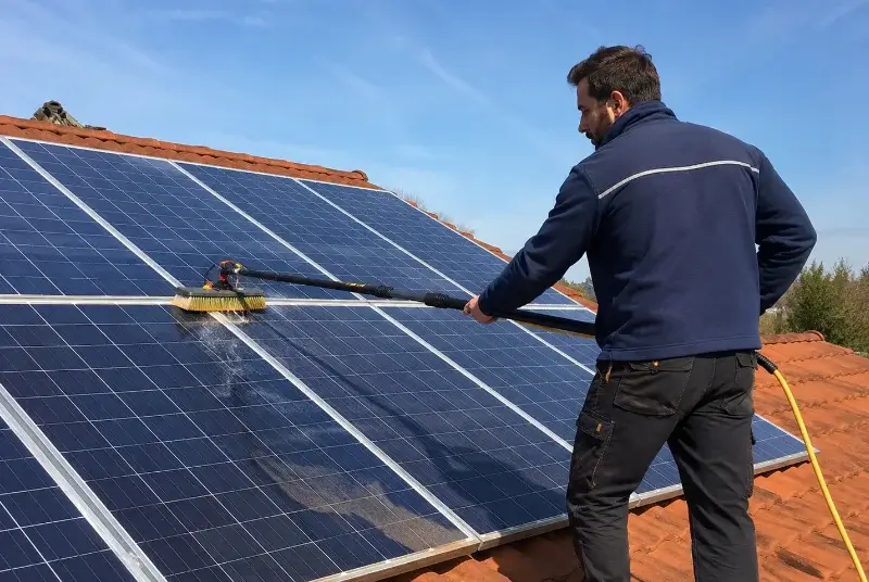 Nettoyage et entretien de panneaux solaires à Andillac