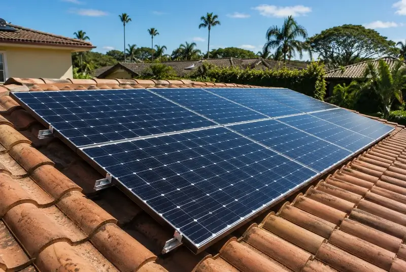 Installation de panneaux solaires à Andillac